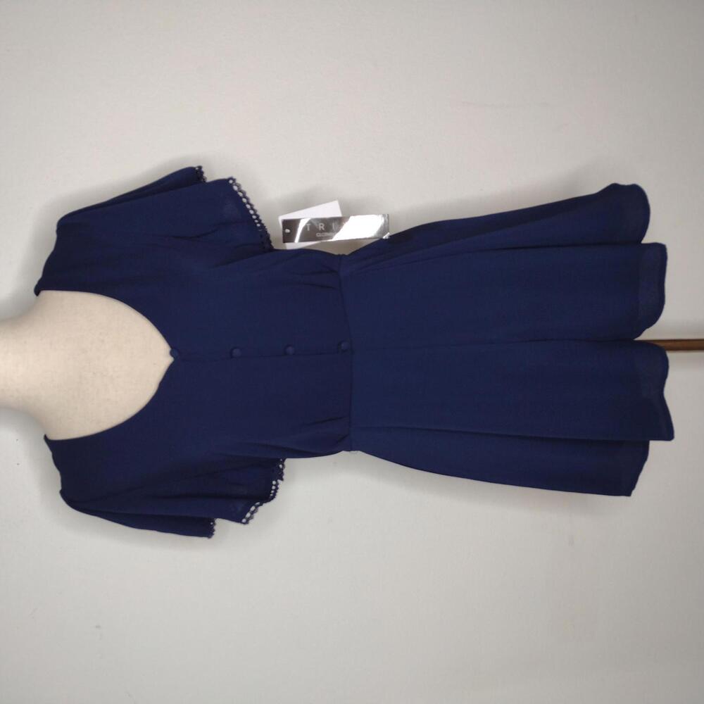 NWT Trixxi Women's Navy Blue Romper Size Medium